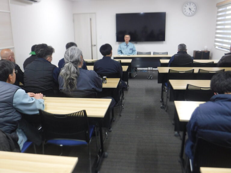 安全定例会議を実施しました