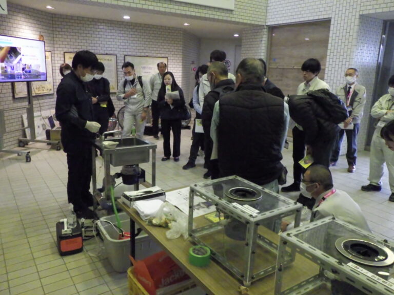 ディスポーザー　デモンストレーションを実施しました